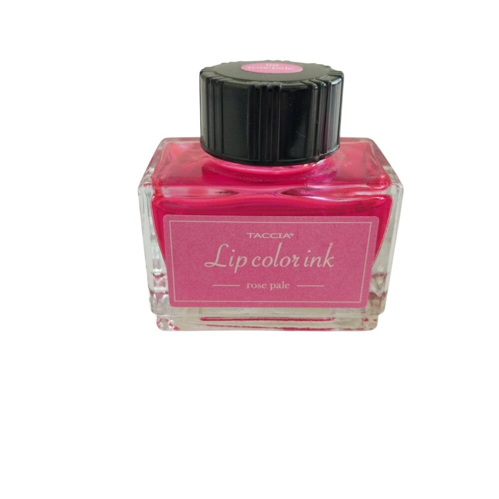 Taccia Lip Color Fountain Pen Ink Bundle 30 ML Glass Bottles Sunset Pale Rose - Picture 8 of 9